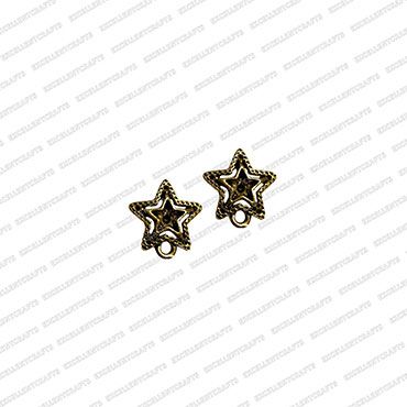 ECMANTSTUD68-Star-Shape-Metal-Antique-Finish-Gold-Color-Stud-Design-2