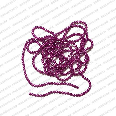 1.5mm Pink Aluminium Ball Chain (Pack of 5 Mtrs)