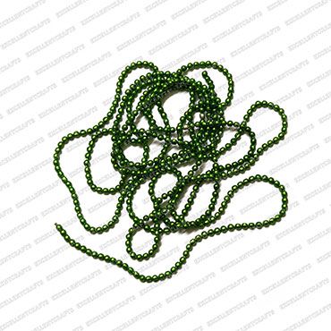 1.5mm Pista Green Aluminium Ball Chain (Pack of 5 Mtrs)