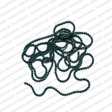 1.5mm Peacock Green Aluminium Ball Chain (Pack of 5 Mtrs)