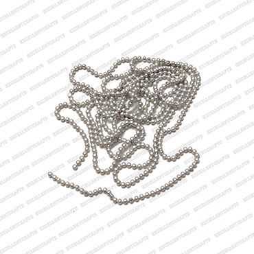1.5mm Silver Aluminium Ball Chain (Pack of 5 Mtrs)