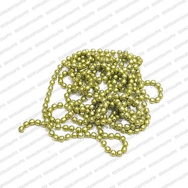 2mm Pista Green Aluminium Ball Chain (Pack of 5 Mtrs)