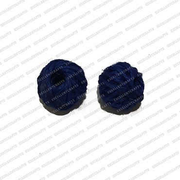 ECMCB3-Royal-Blue-Color-Round-Shape-Matte-Finish-Cotton-Beads-12mm-Dia V1