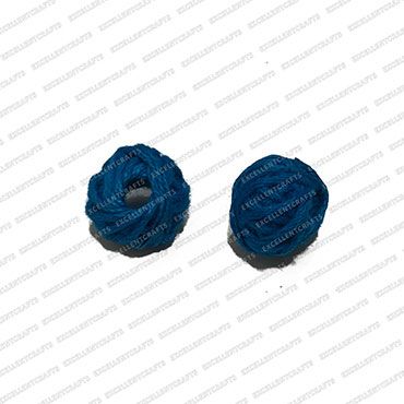 ECMCB5-Agenta-Blue-Color-Round-Shape-Matte-Finish-Cotton-Beads-12mm-Dia V1