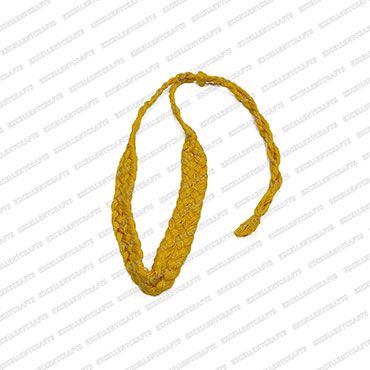 ECMCD2-Yellow-Color-15-Inch-Double-Braided-Cotton-Dori