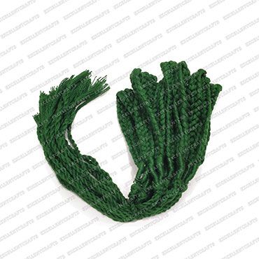 ECMCD4-Forest-Green-Color-15-Inch-Double-Braided-Cotton-Dori V1