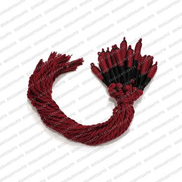 ECMCD49-17-Inch-Maroon-and-Black-Color-Cotton-Dori-3-Inch-Binding V1