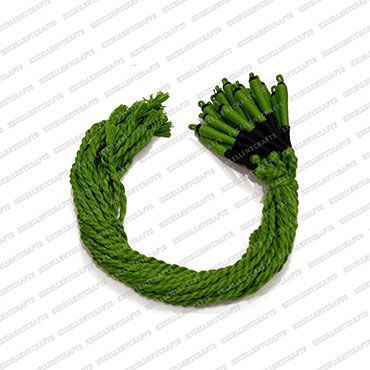 ECMCD50-17-Inch-Leaf-Green-and-Black-Color-Cotton-Dori-3-Inch-Binding V1