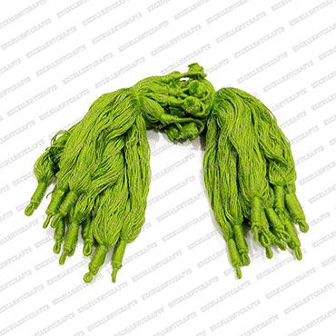 ECMCD98-Leaf-Green-Color-8-Inch-Long-Cotton-Dori V1