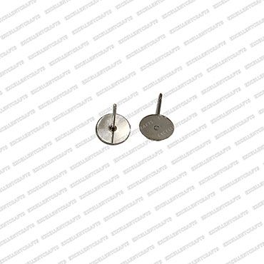 ECMFIND77-8mm-Dia-Round-Shape-Metal-Jewelry-Findings-Silver-Stud-Base V1