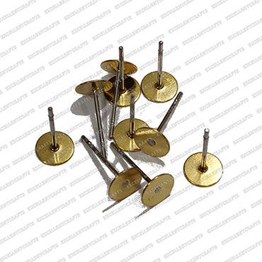 ECMFIND80-6mm-Dia-Round-Shape-Metal-Jewelry-Findings-Gold-Stud-Base