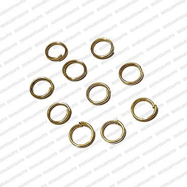 ECMFIND9-7mm-Dia-Round-Shape-Metal-Jewelry-Findings-Gold-Jump-Ring