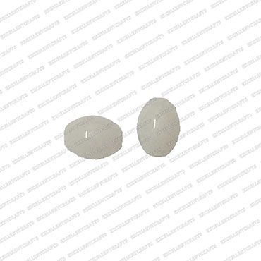 ECMGLBEAD173-14mm-x-10mm-White-Transparent-Oval-Shape-Shiny-Glass-Beads V1