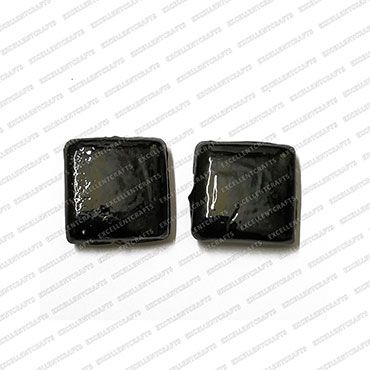 ECMGLBEAD279-14mm-x-14mm-Black-Transparent-Square-Shape-Shiny-Glass-Beads V1