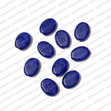 ECMGLBEAD303-12mm-x-16mm-Royal-Blue-Transparent-Oval-Shape-Shiny-Glass-Beads
