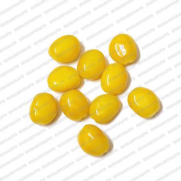 ECMGLBEAD341-16mm-x-20mm-Sunshine-Yellow-Transparent-Oval-Shape-Shiny-Glass-Beads