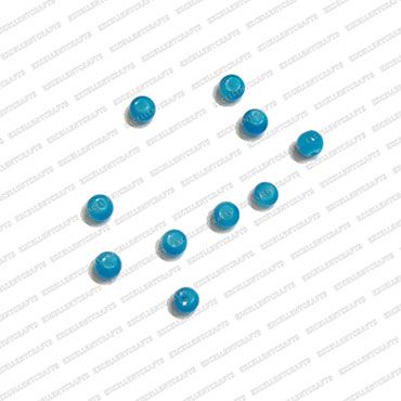 ECMGLBEAD35-3mm-Dia-Agenta-Blue-Transparent-Round-Shape-Shiny-Glass-Beads