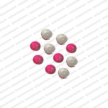 ECMK112-8mm-Dia-Round-Shape-Magenta-Pink-Color-Acrylic-Kundans