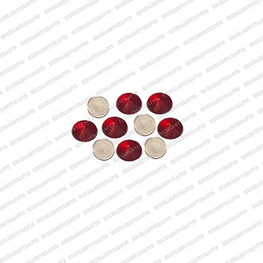 ECMK31-12mm-Dia-Round-Shape-Red-Color-Pointed-Crystal-Kundans