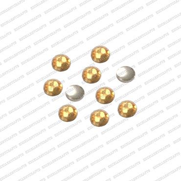 ECMK53-3mm-Dia-Round-Shape-Gold-Color-Flat-Crystal-Kundans