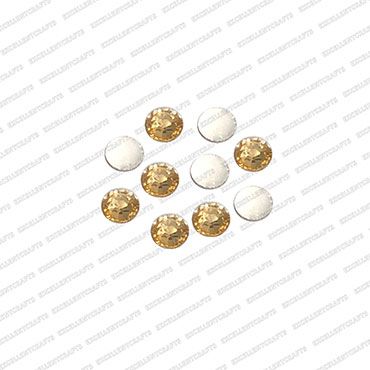 ECMK55-5mm-Dia-Round-Shape-Gold-Color-Flat-Crystal-Kundans