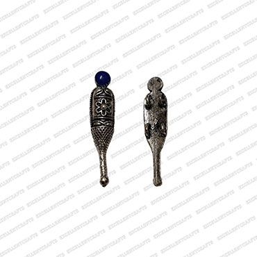 ECMKCH12-Blue-Enamel-Paint-Metal-Antique-Finish-Silver-Kolhapuri-Charm-Design-1