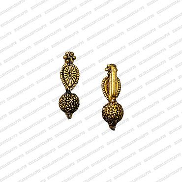 ECMKCH28-Ball-Drop-Shape-Metal-Antique-Finish-Gold-Kolhapuri-Charm-Design-1