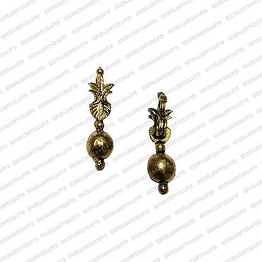 ECMKCH35-Ball-Drop-Shape-Metal-Antique-Finish-Gold-Kolhapuri-Charm-Design-8
