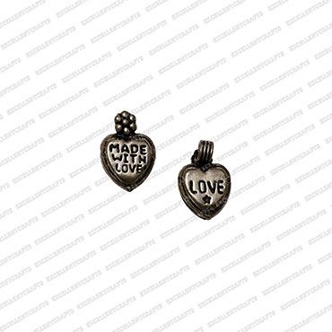 ECMKCH8-Heart-Shape-Metal-Antique-Finish-Silver-Kolhapuri-Charm-Design-2