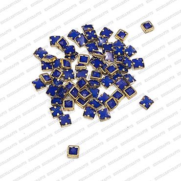 ECMKSTONE34-4mmx4mm-Square-Shape-Royal-Blue-Color-Flatback-Crystal-Kundan-Stone