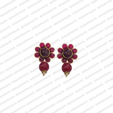 ECMPS2-Single-Layer-Round-Shape-Magenta-Pink-Color-Pachi-Studs