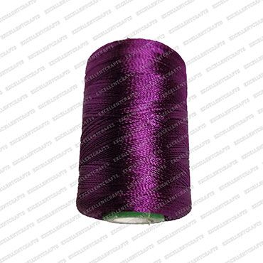 Purple Silk Thread Shade No-18D | Embroidery & Bangle Making Material