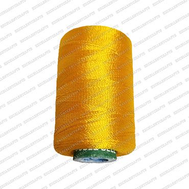 Yellow Silk Thread Shade 35D – For Embroidery, Bangles & Jewelry Making