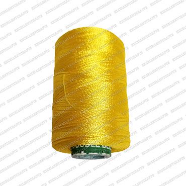 Yellow Family Silk Thread Shade 35L | Embroidery & Bangle Making Thread