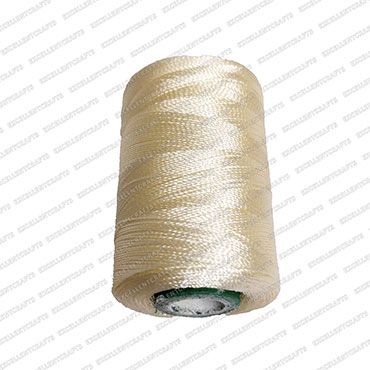 Cream Family Silk Thread Shade 49L | Jewelry Making Thread for Bangles