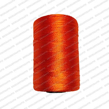 Orange Silk Thread Shade 96 – For Embroidery, Bangle Making & Jewelry Crafting