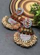 Sajna Earrings-Grey