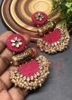 Sajna Earrings-Magenta Pink