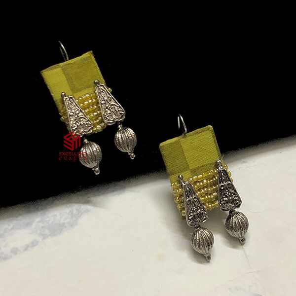 Fabric Earrings- Kolhapuri Edition Design 25