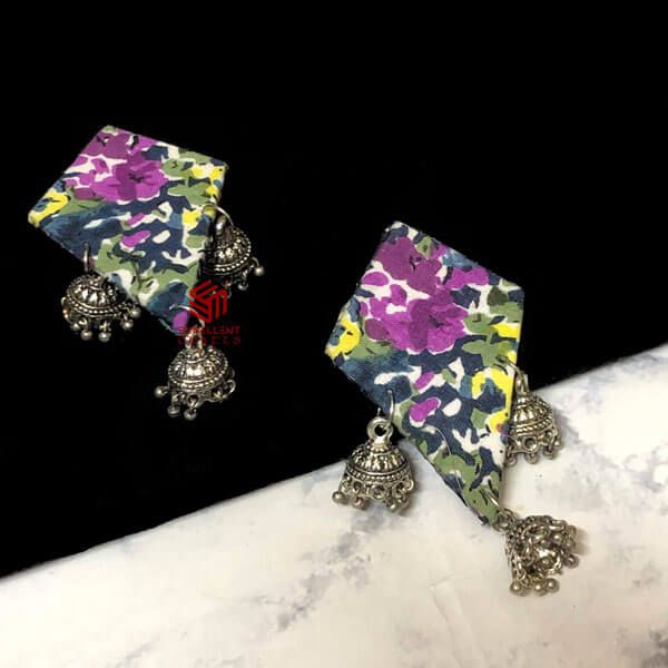 Multicolor Floral  Patang Earrings