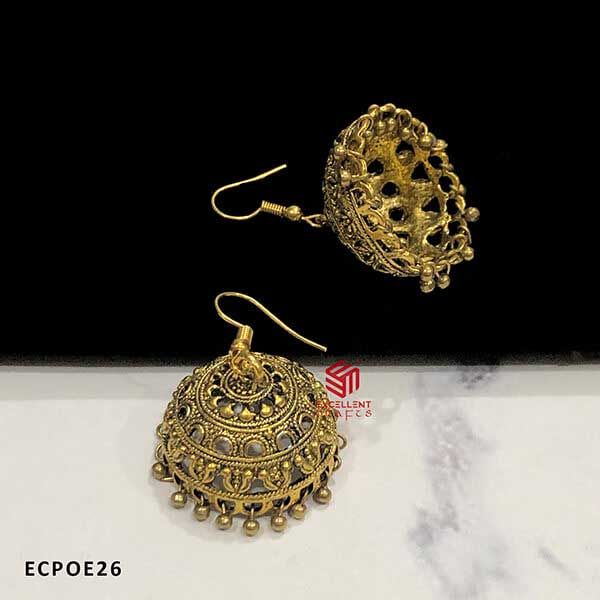 Half hotsell jhumka designs