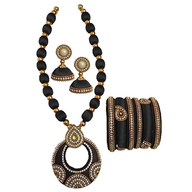 Fancy silk thread jewellery new arrivals