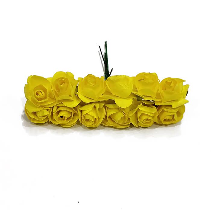 Light Yellow Artificial Paper Flowers