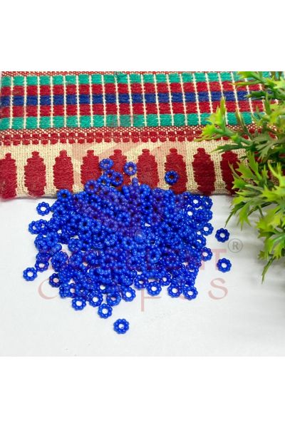 5mm Round Royal Blue Acrylic Bead Spacers - Pack of 1000Pcs
