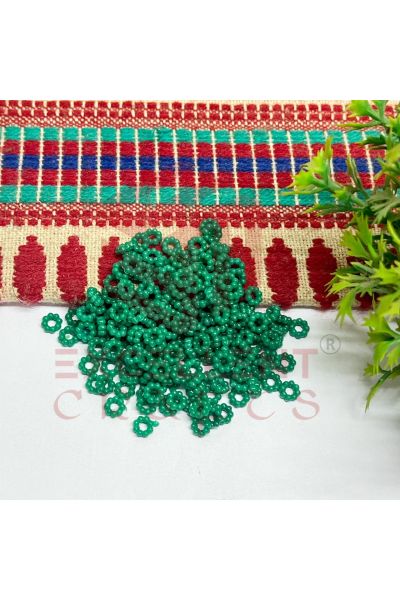 5mm Round Forest Green Acrylic Bead Spacers - Pack of 1000Pcs