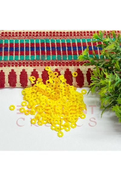5mm Round Sunshine Yellow Acrylic Bead Spacers - Pack of 1000Pcs