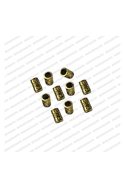 ECMANTBEAD17-8mm-x-13mm-Cylinder-Shape-Metal-Antique-Finish-Gold-Color-Bead-Design-1