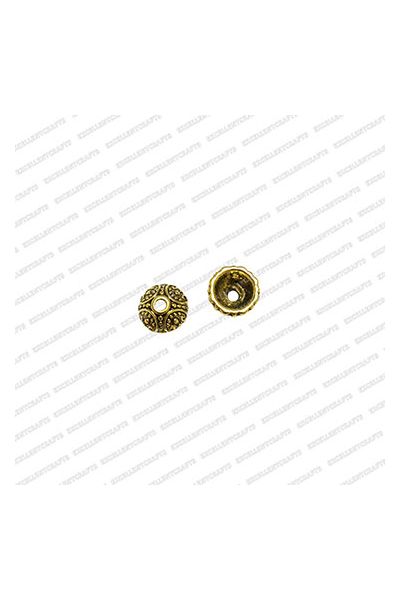 ECMANTCAP29-10mm-Dia-Round-Shape-Gold-Antique-Finish-Metal-Head-Cap-Design-7 V1