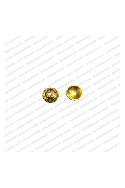 ECMANTCAP7-15mm-Dia-Round-Shape-Gold-Antique-Finish-Metal-Head-Cap-Design-1 V1