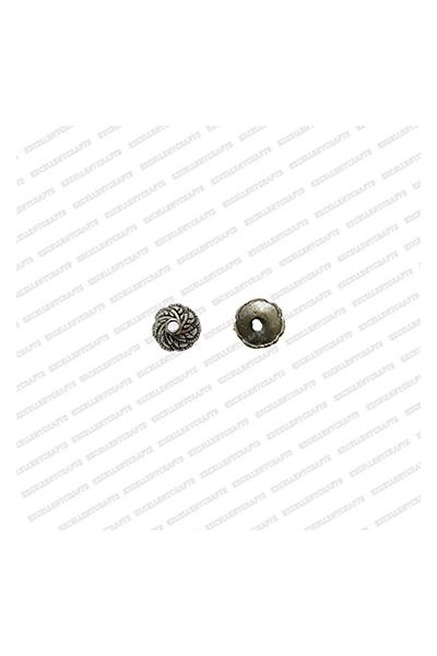 ECMANTCAP77-10mm-Dia-Round-Shape-Silver-Antique-Finish-Metal-Head-Cap-Design-17 V1
